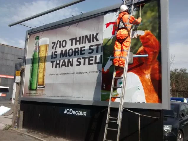 Billboard Maintenance Example JCDecaux