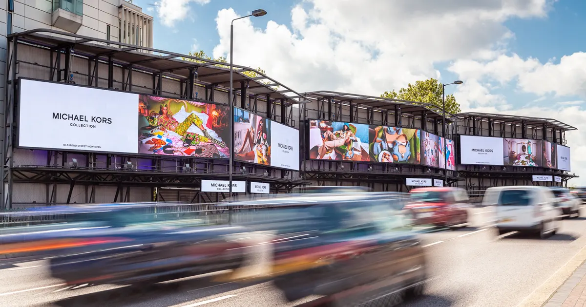 Michael Kors Large Digital Billboard London