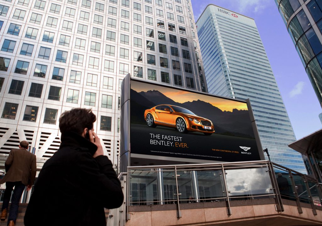 Canary Wharf Digital Billboard London