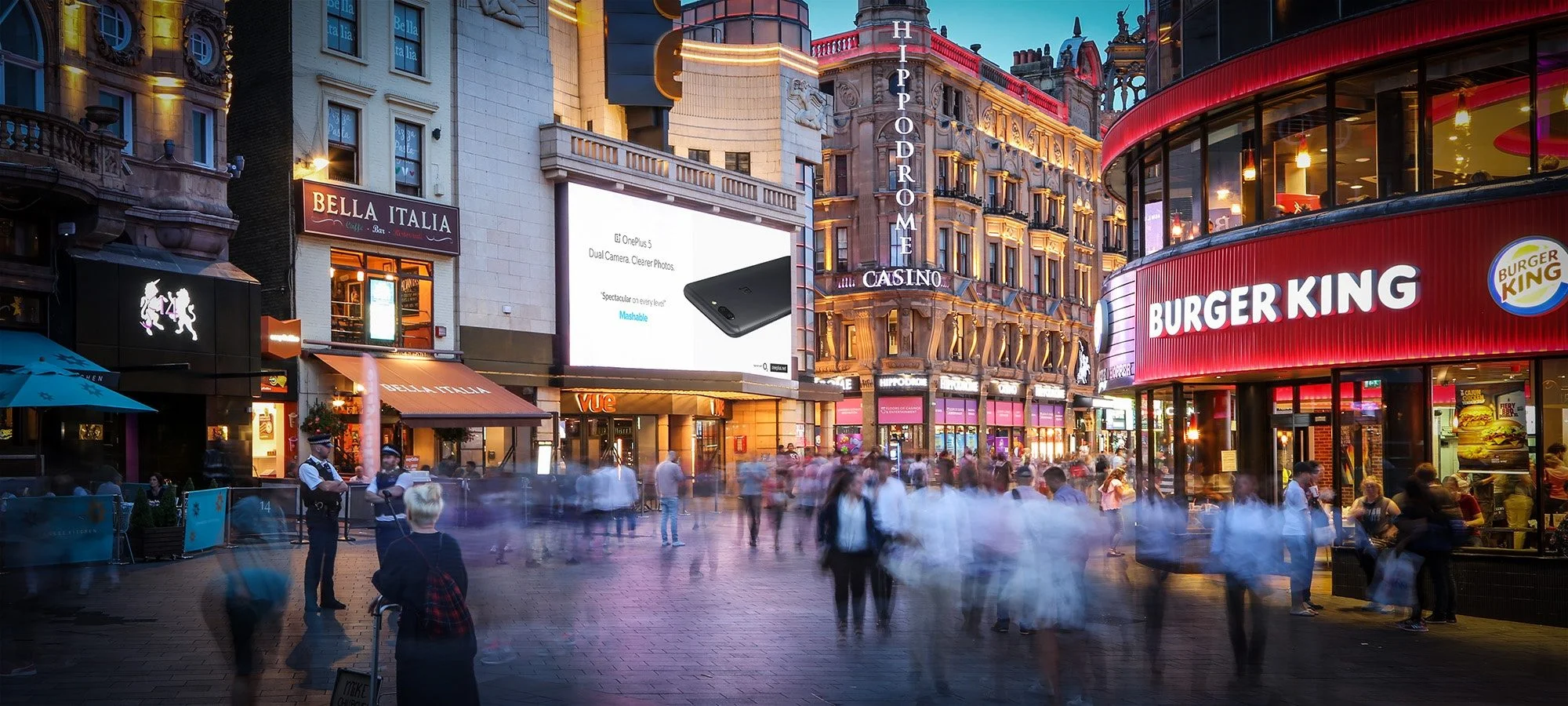 Leicester Square Billboard Advertising London